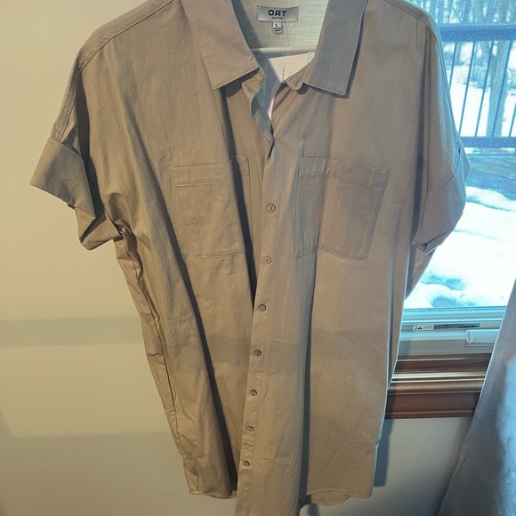 Short sleeve dress from Oat size L. NWT - Picture 1 of 3